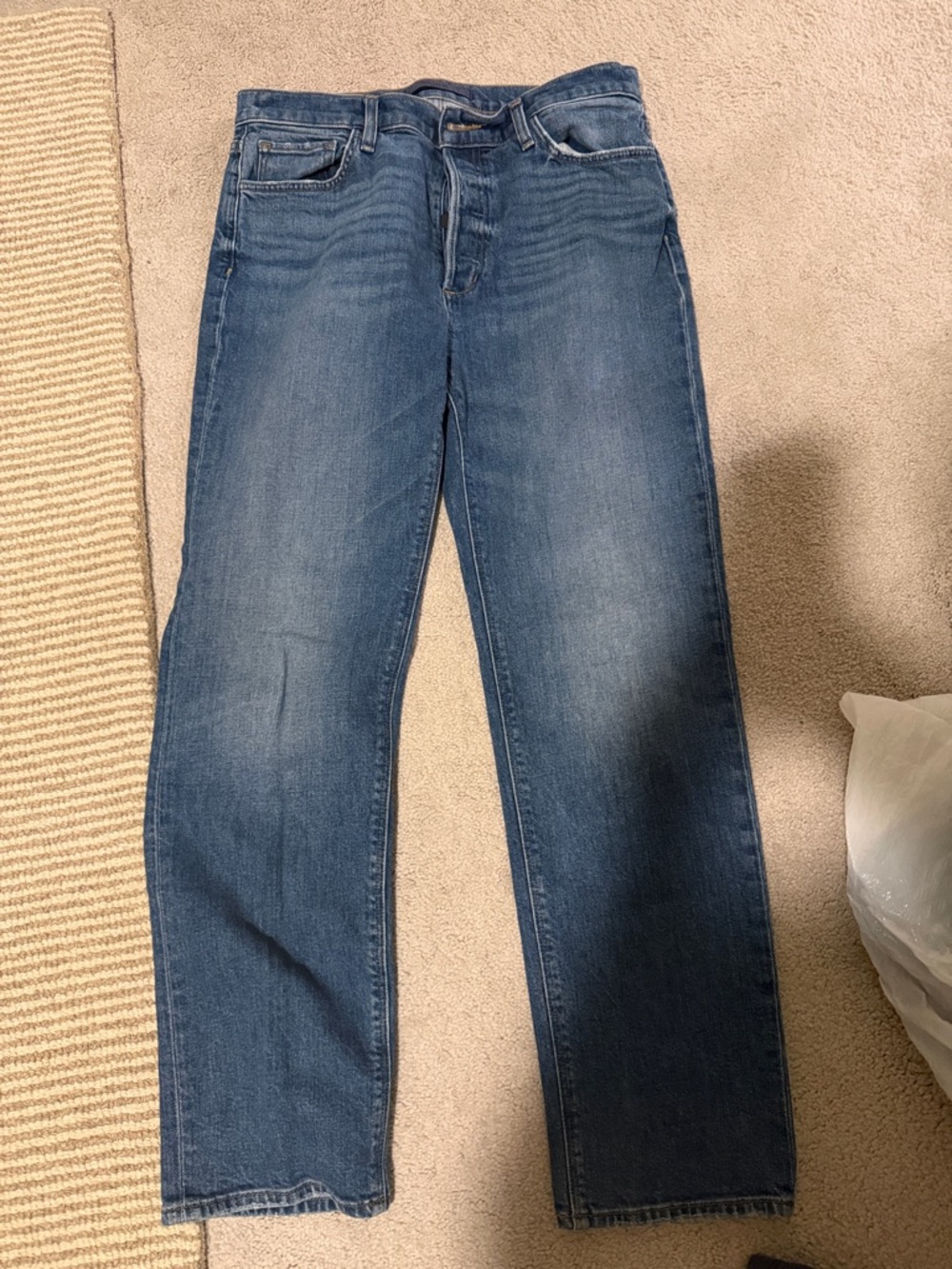 Joe's Jeans Medium Blue Straight-Leg Men’s Jeans